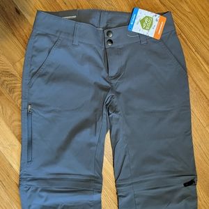 NWT 2-LONG Columbia Straight Leg Pants/Shorts